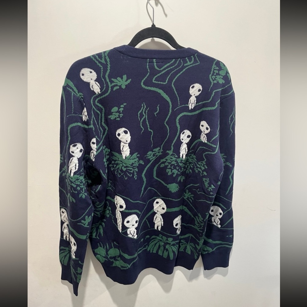 Studio Ghibli Princess Mononoke Kodama Forest Crewneck Sweater - Picture 3 of 8
